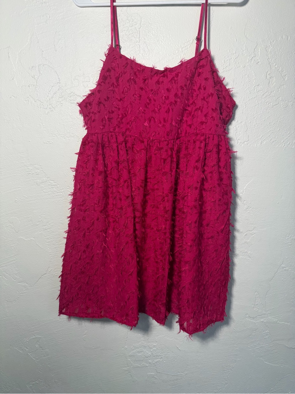 wild fable Fuchsia Textured Mini Dress
